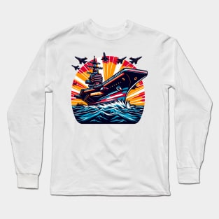 Aircraft Carrier Long Sleeve T-Shirt